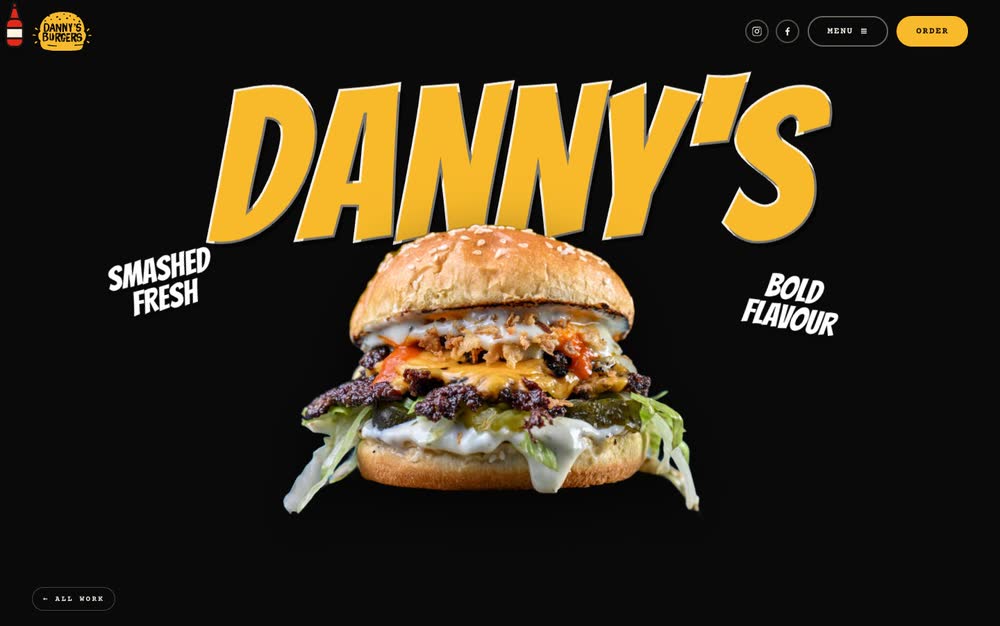 Danny's Burgers: Takeaway with online ordering