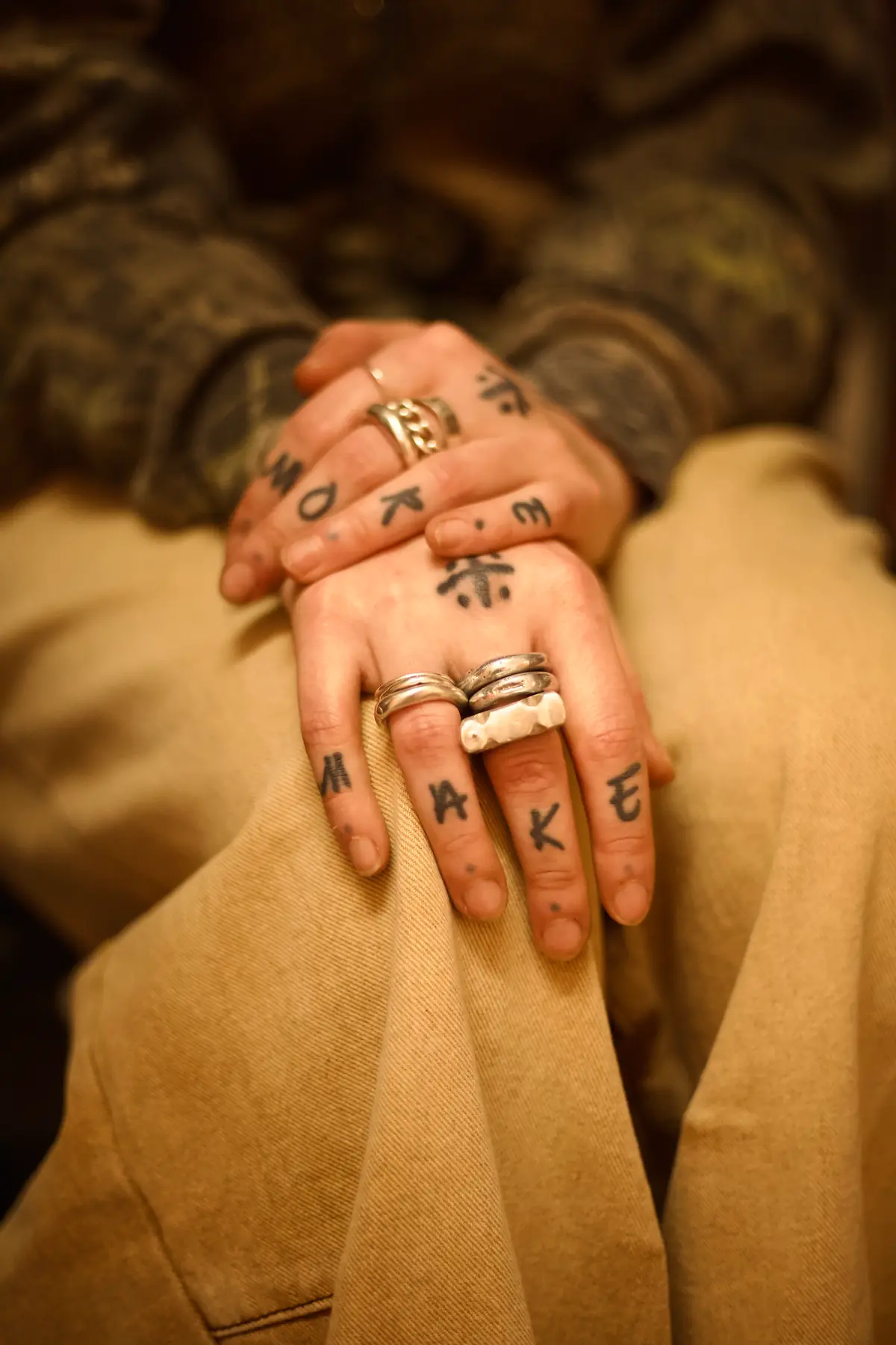 Hands at rest